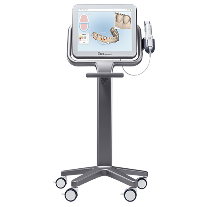 センター南やまもと矯正歯科の口腔内スキャナー（iTero）の画像